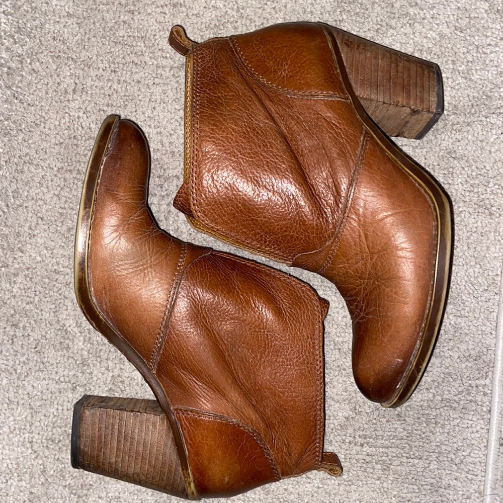 Lick brand leather booties